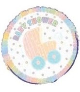 18" Baby Shower Carriage Balloon