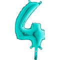 14" Airfill Only (Self Sealing) Number 4 Tiffany Balloon