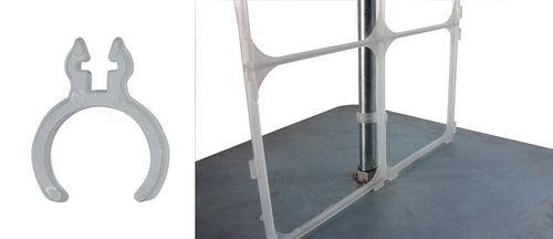 Gridz Pole Replacement Clips (10 Per Bag)