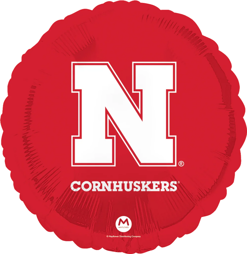 18 Inches Nebraska Foil Balloon