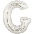 40" Megaloon Large Letter Balloon G Silver