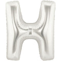 40" Megaloon Large Letter Balloon H Silver