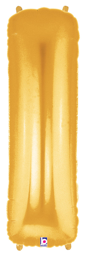 40" Megaloon Large Letter Balloon I Gold