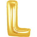 40" Megaloon Large Letter Balloon L Gold