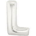 40" Megaloon Large Letter Balloon L Silver
