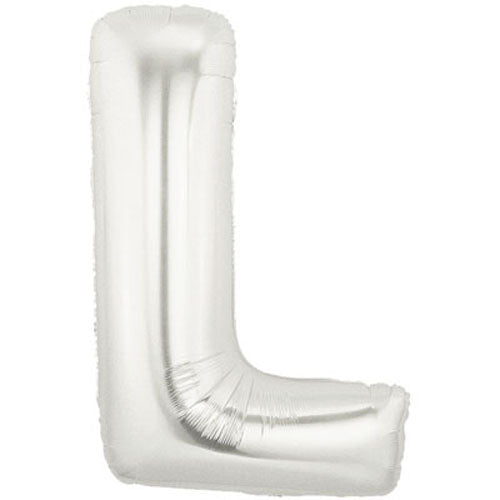 40" Megaloon Large Letter Balloon L Silver