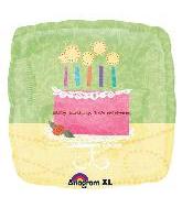 32" Fancy Birthday Cake Balloon