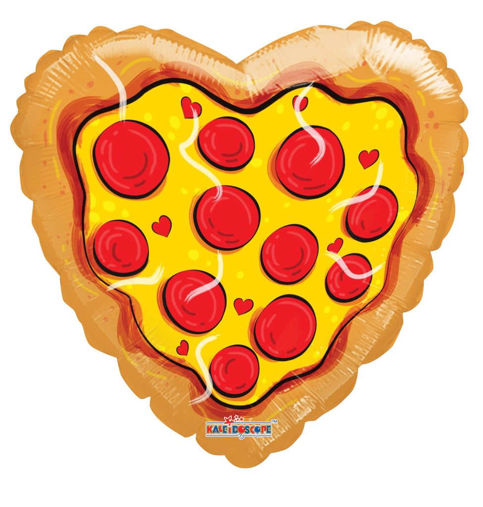 18" Love Pizza Foil Balloon