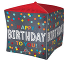  Not Inflated 16 Inches Orbz Clear Bubbly Thank You Foil/Mylar Balloon Manufactured by Anagram Balloons International.