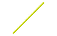 A long, thin Balloonia 160BN Professional Line twisting balloon in standard lime green stretches diagonally from the bottom left to top right on a white background.
