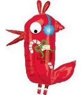40" Happy Holiday Bird Balloon