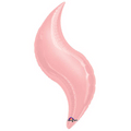 36" SuperShape Pastel Pink Curve Balloon