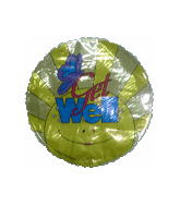 9" Airfill Only Get Well Sunshine Balloon