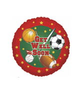 36" Sports Get Well Soon Balloon