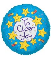 9" Airfill Only To Cheer You Stars Balloon