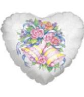 18" Floral Bells No Message Balloon