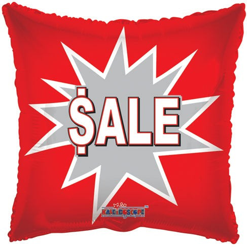 18" Sale Balloon Starburst