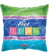 9" Airfill Only Get Well Textured Balloon