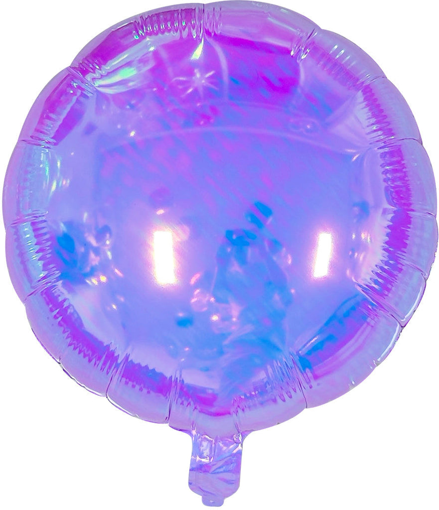 18 Inches Airfill Decor Only Pearl Lustrous Iridescent Purple Round Balloons 