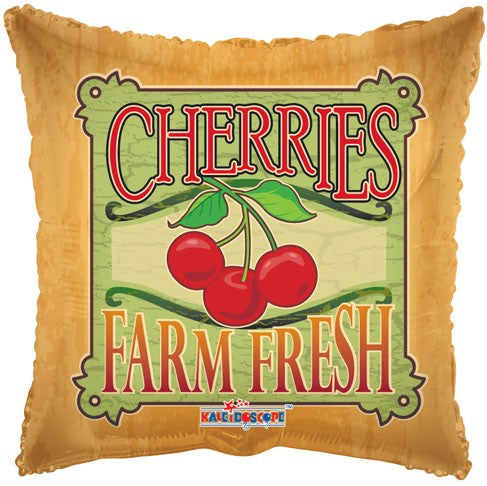 18" Farm Fresh Cherries Fruit Balloon