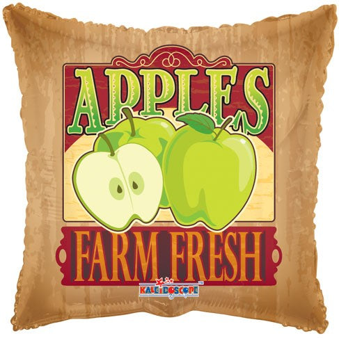 18" Farm Fresh Green Apple Fruit Balloon
