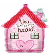 28" Jumbo House of Love Mylar Balloon