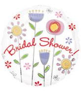 18" Whimsical Bridal Shower Balloon