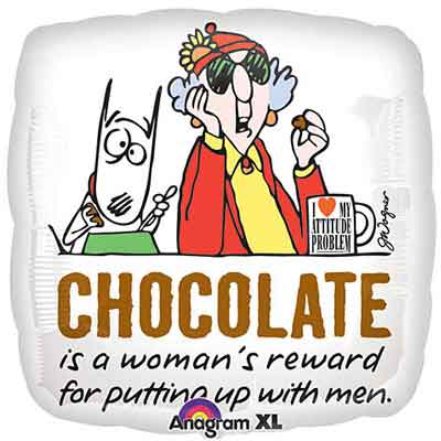 18" Maxine Men Humor Balloon