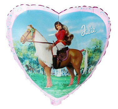 18" Julie Horse Mylar Balloon