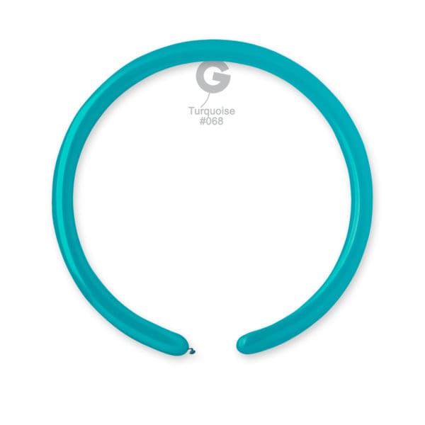 160G Gemar Latex Balloons (Bag of 50) Modelling/Twisting Deep Turquoise*