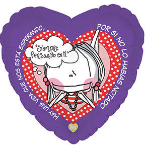 17" Siempre Pensando En Ti Balloon (Spanish)