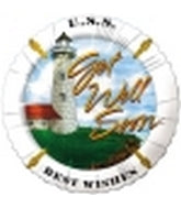 4" Airfill Only Get Well Lighthouse Balloons
