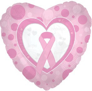 9" Airfill Only Promise, Hope, Cure Balloon