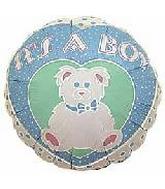 4" Airfill Only It's a Boy Bear Balloon