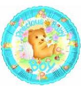 9" Airfill Only Precious Baby Boy Bear Balloon