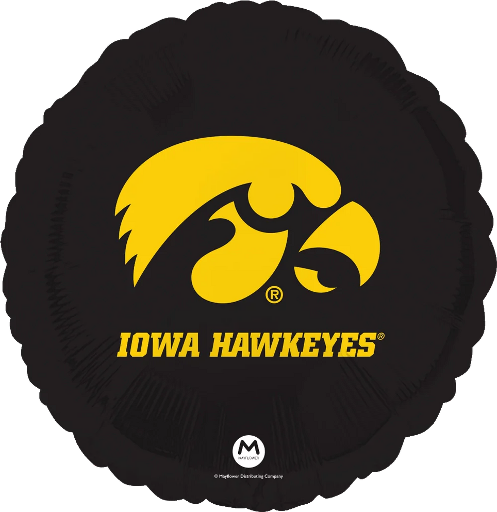 18 Inches University of Iowa Foil Balloon