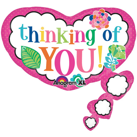 26" SuperShape Colorful Thinking of You Balloon