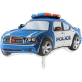 31" Police Car Blue Foil Balloon