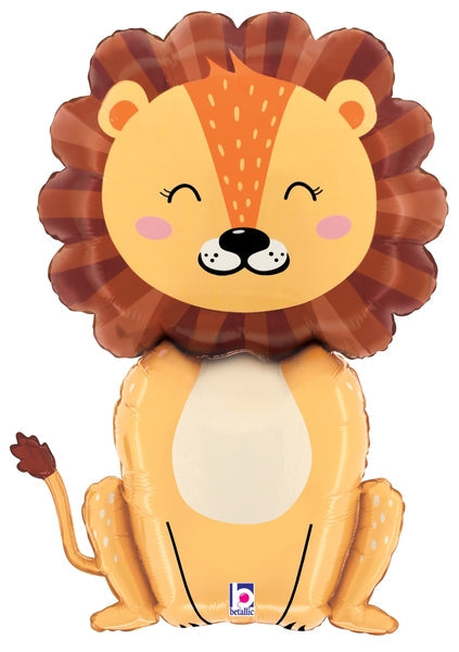 32" Shape Jungle Lion Foil Balloon