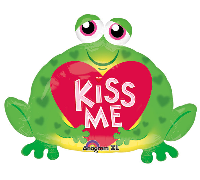 30" SuperShape Kiss Me Toad Balloon