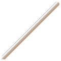 A 260BN Balloonia Brand Professional Line Twisting/Modelling Latex Balloon in brilliant beige, with rounded ends, is shown diagonally from bottom left to top right on a white background.