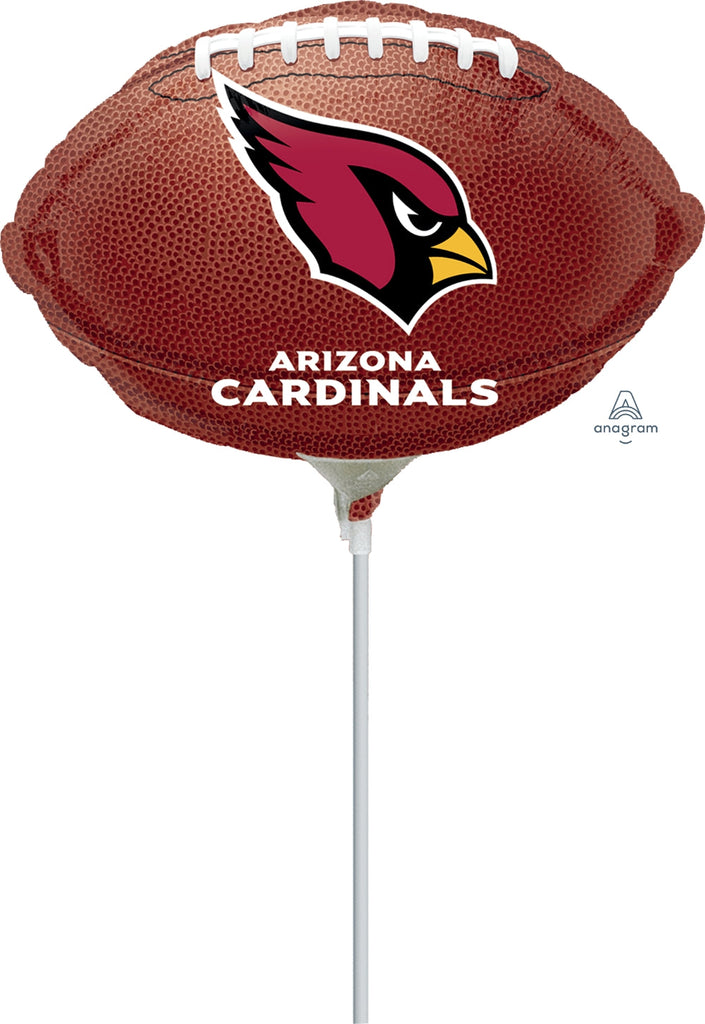 NFL Airfill Only Mini Shape Arizona Cardinals Football Balloon
