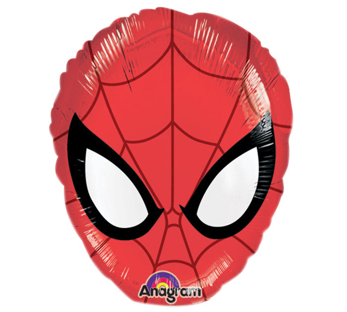 Airfill Only MiniShape Spider-Man Head Balloon