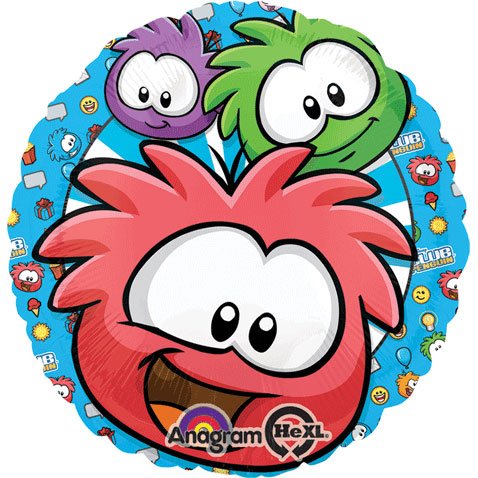 18" Club Penguin Mylar Balloon