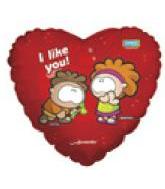 18" Wero & Wamba "I Like You" Balloon