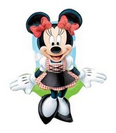 28" Jumbo Minnie Dirndl Foil Balloon