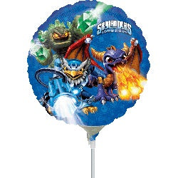 9" Airfill Only Skylanders Group Balloon
