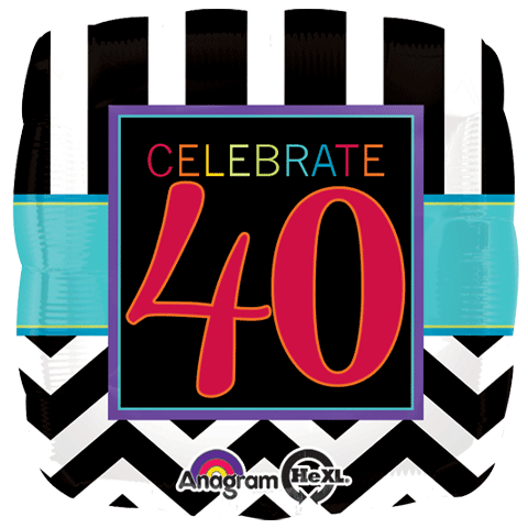 18" Celebrate 40 Balloon