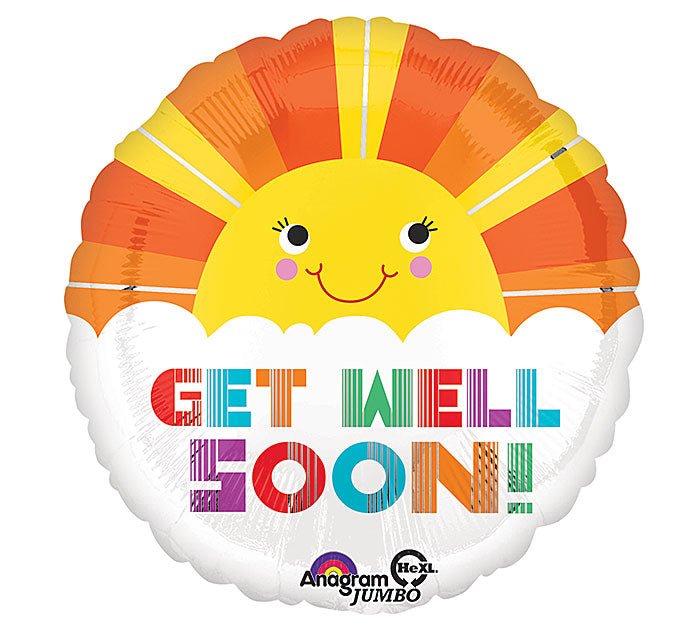 28" GWS Smiley Sunshine Jumbo Balloon