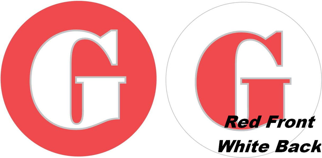 18" Classic Letter Balloon Letter "G" Red/White